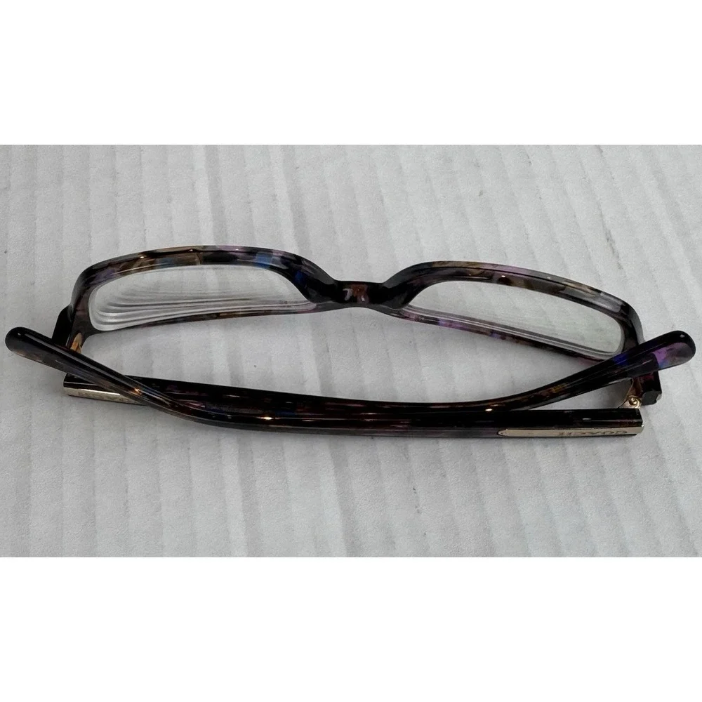 COACH HC 6065 5288 CONFETTI PURPLE GOLD AUTHENTIC FRAMES EYEGLASSES 51-17 K1